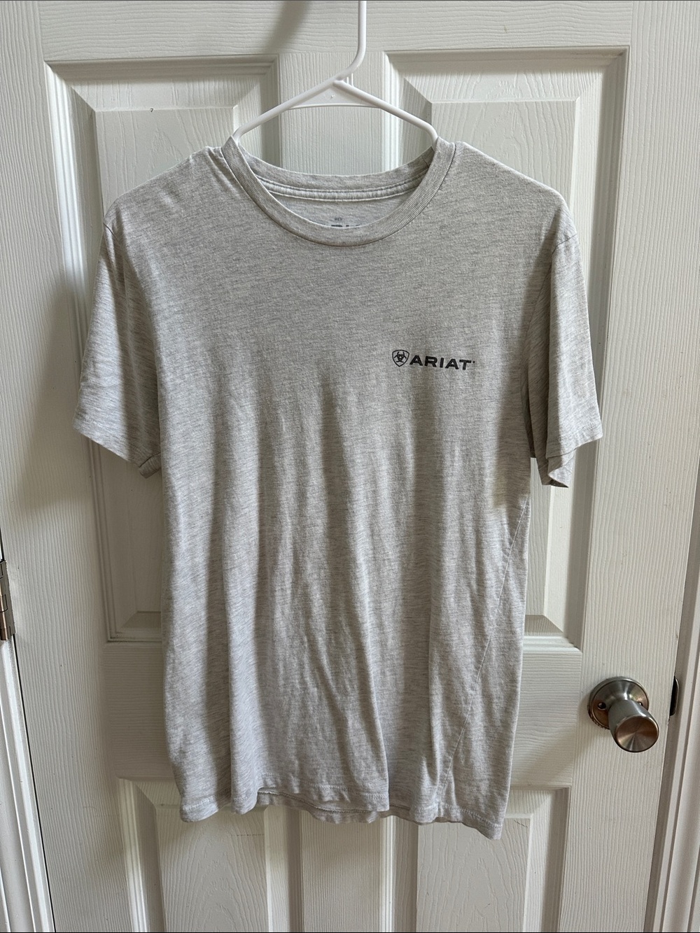 Ariat Light Heather Gray Short Sleeve Logo T-Shirt